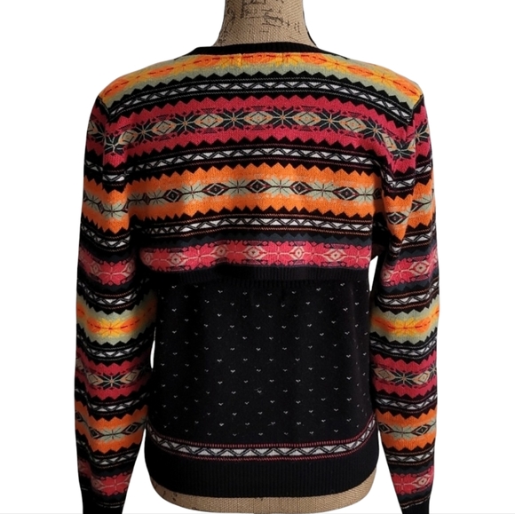 Maeve By Anthropologie Abstract Sweater Shrug Set, Size XL Petite - Picture 4 of 10